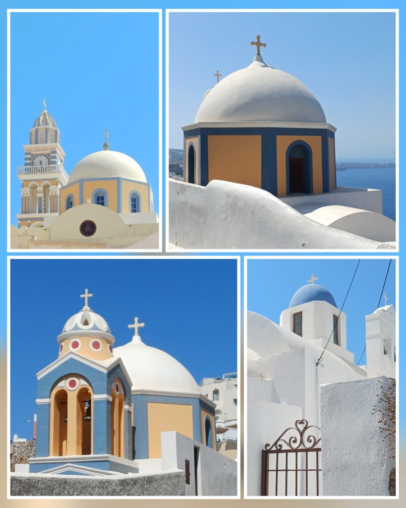 Die Kirchen von Santorini