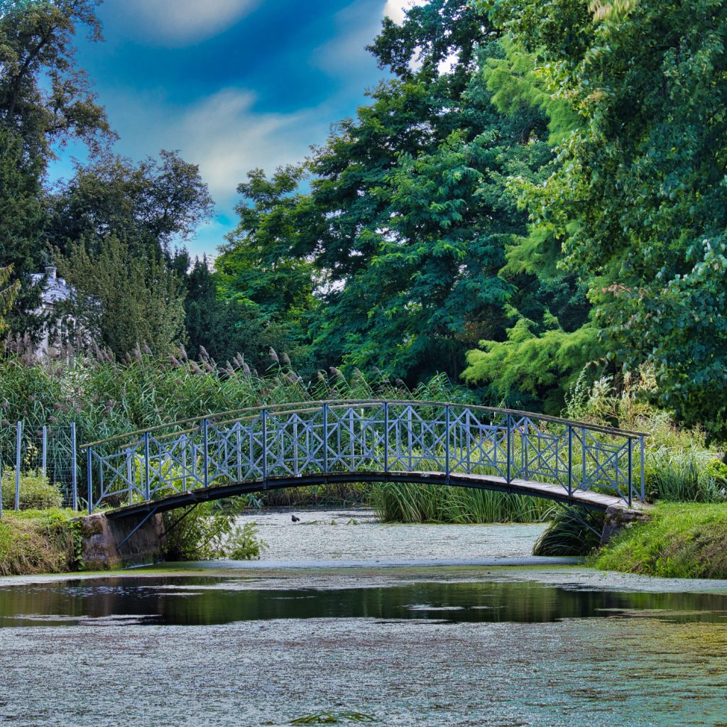 Brücke über den Schlosssee Criewen