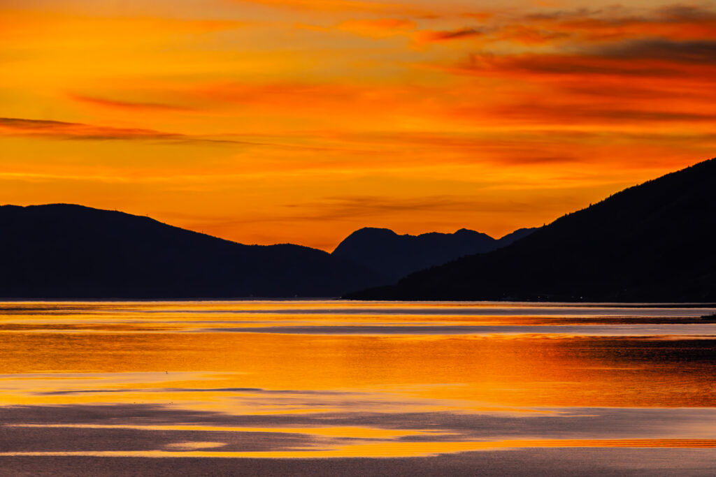 Sonnenuntergang Nordfjordeid