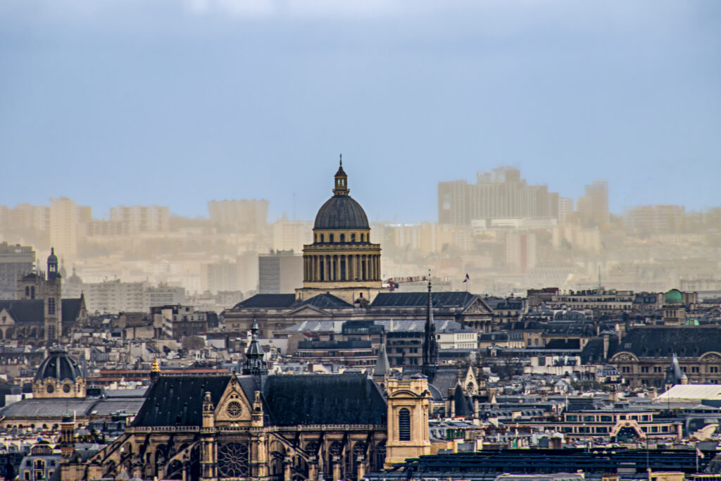 Blick von Montmartre auf das Pantheon