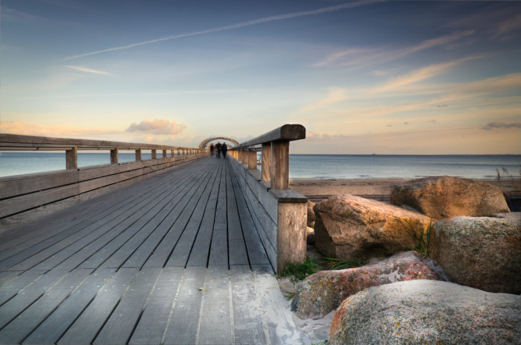 Sonnenuntergang Seebrücke Kellenhusen