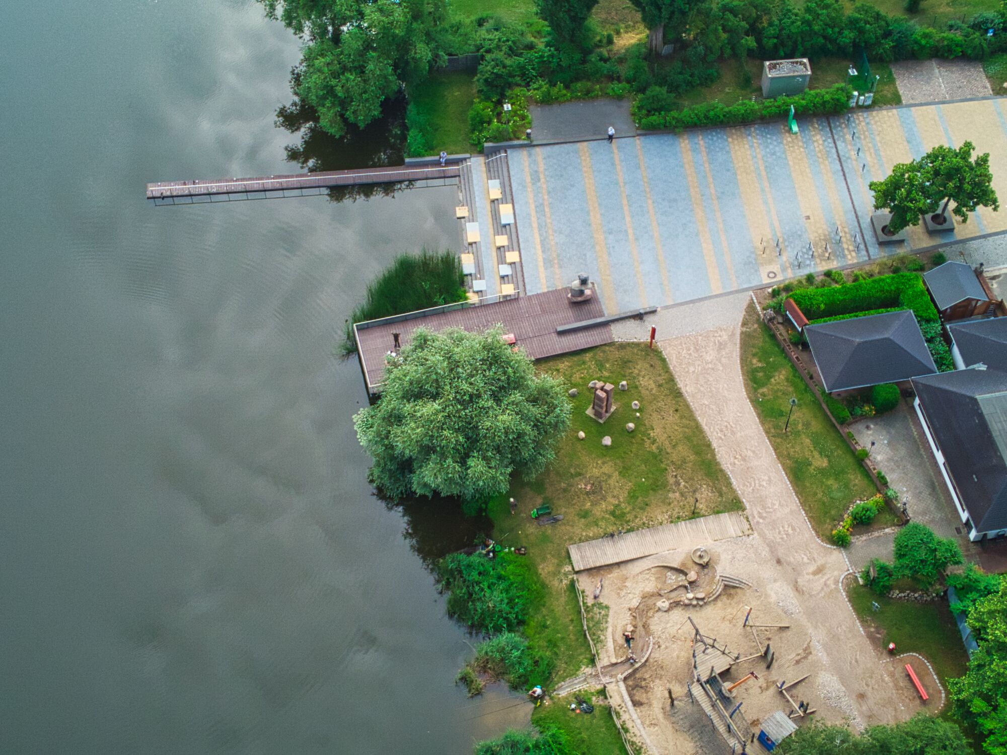 Am Mündesee Kurztrip Plattform Wolken Blick BildwerkJork.de