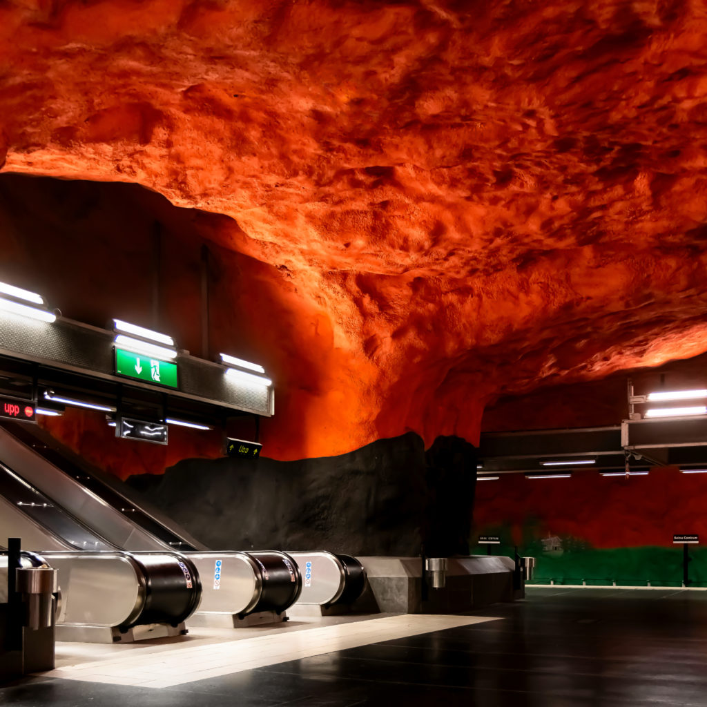 Station Solna centrum - Metro Stockholm