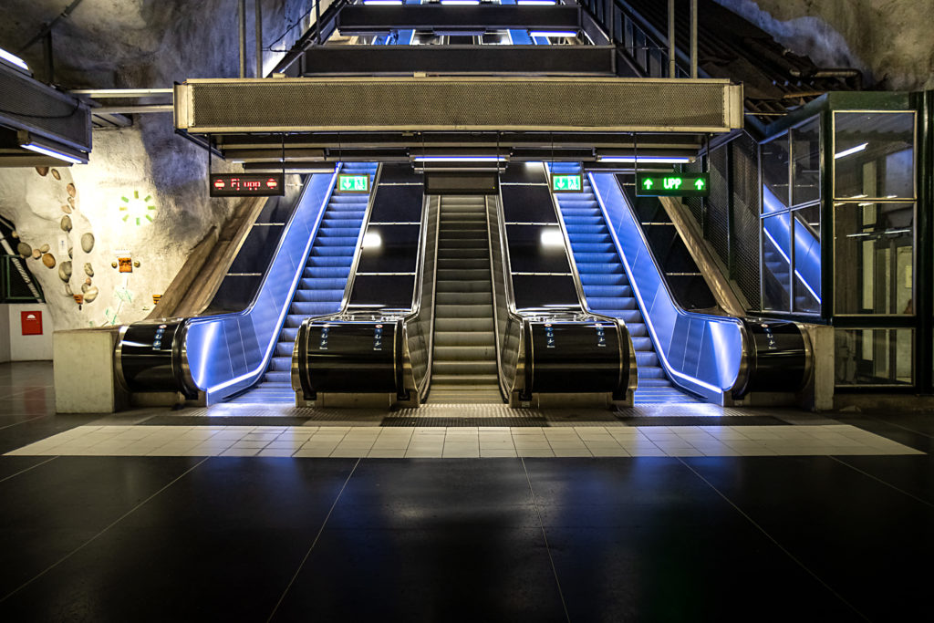 Metro Station Näckrosen - Stockholm